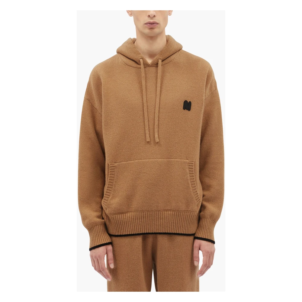 Msgm Beige Hoodie Sweater met capuchon Beige Heren