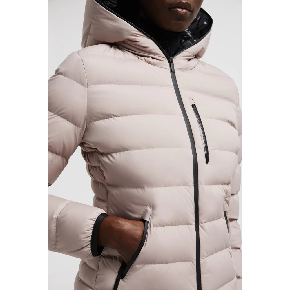 Moncler Vison Herb Donsjas Beige Dames