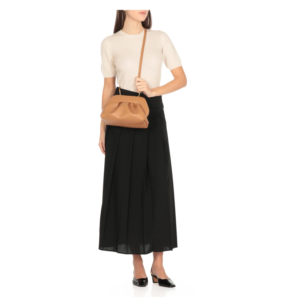 THEMOIRè Bruine vegan leren schoudertas Brown Dames