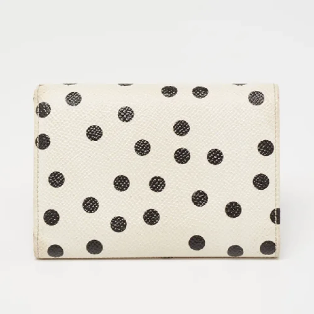 Dolce & Gabbana Pre-owned Leather wallets White Dames