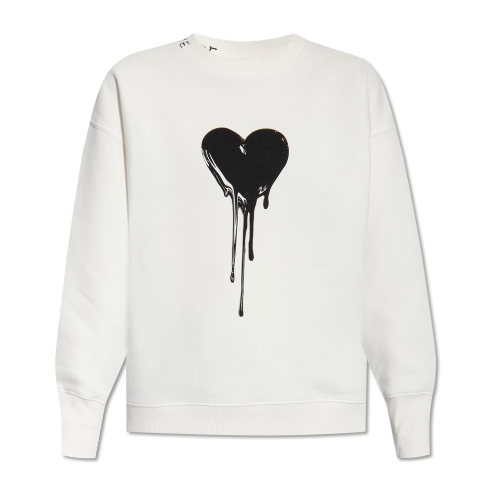 Zadig & Voltaire Oscar sweatshirt met hartprint White Dames