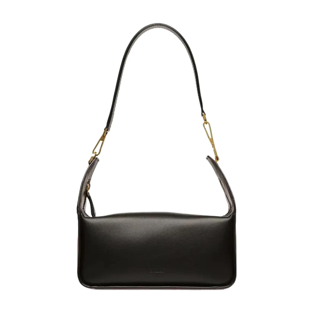 Bally Leren schoudertas Black Dames