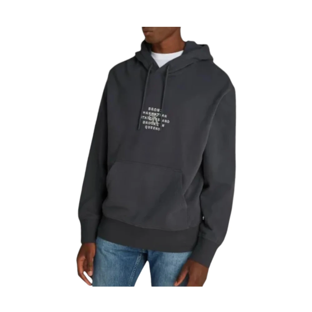 Calvin Klein Stijlvolle Sweatshirt voor Mannen Gray Heren