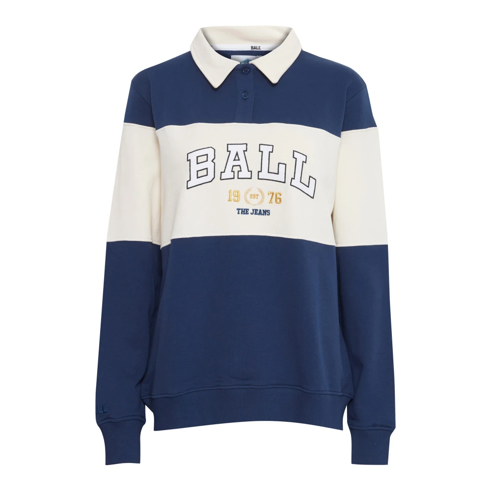 Ball Ocean Sweatshirt C. Gracia Geborduurd Blue Dames