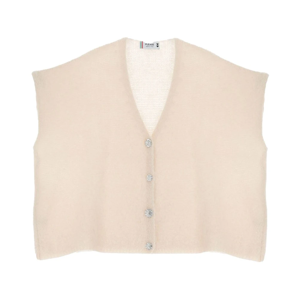 Please Stijlvolle Gebreide Collectie Beige Dames