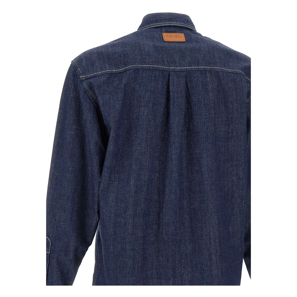 Kenzo Paris Heren Overhemden Blue Dames