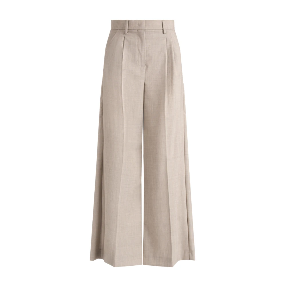 VAN GRAAF Weekend Max Mara Damen Kitt Wollhose Schurwolle Beige, Größe 38 - Bild 4