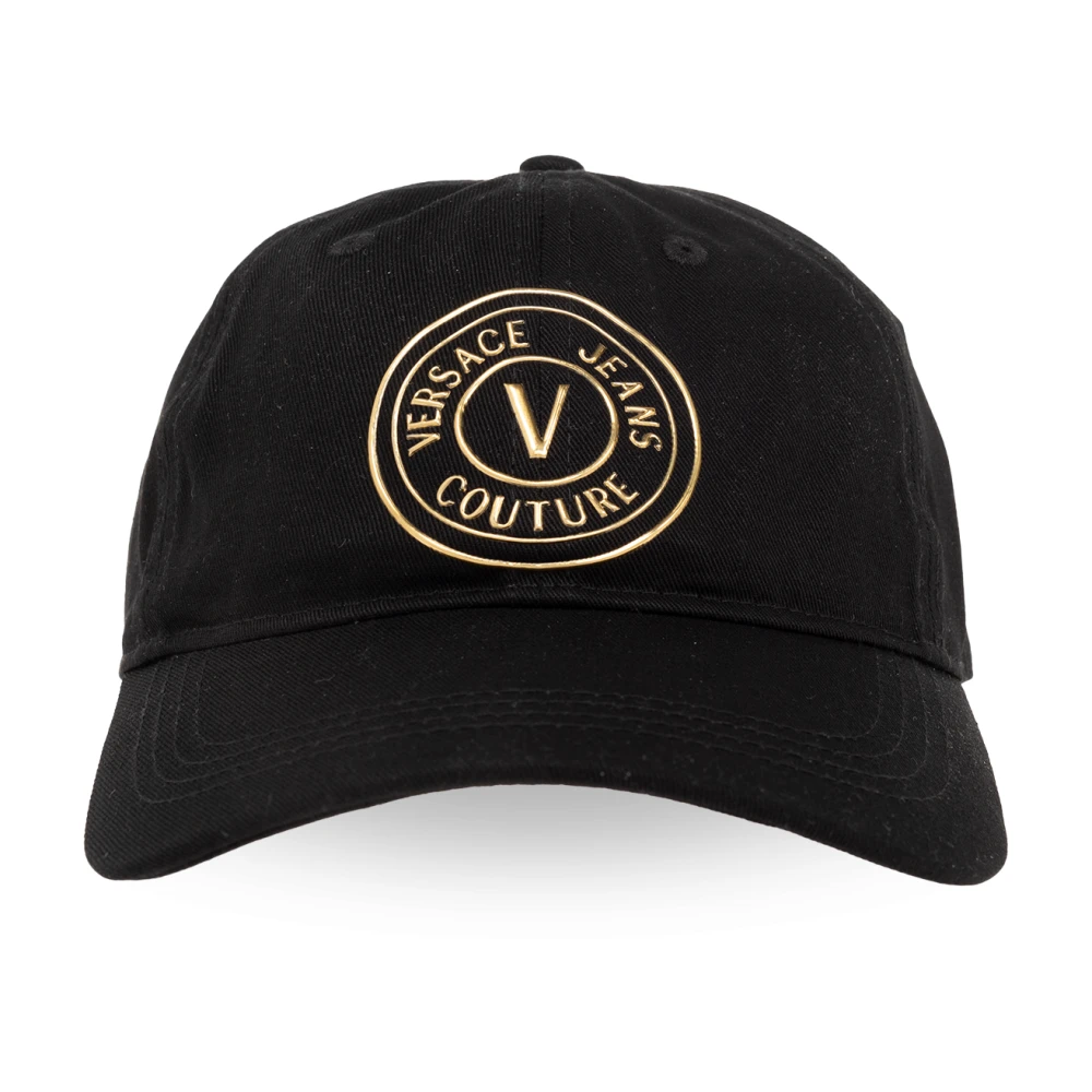 Versace Jeans Couture Verstelbare Baseball Pet Cap Black Heren