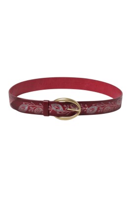 red-embroidered-leather-belt