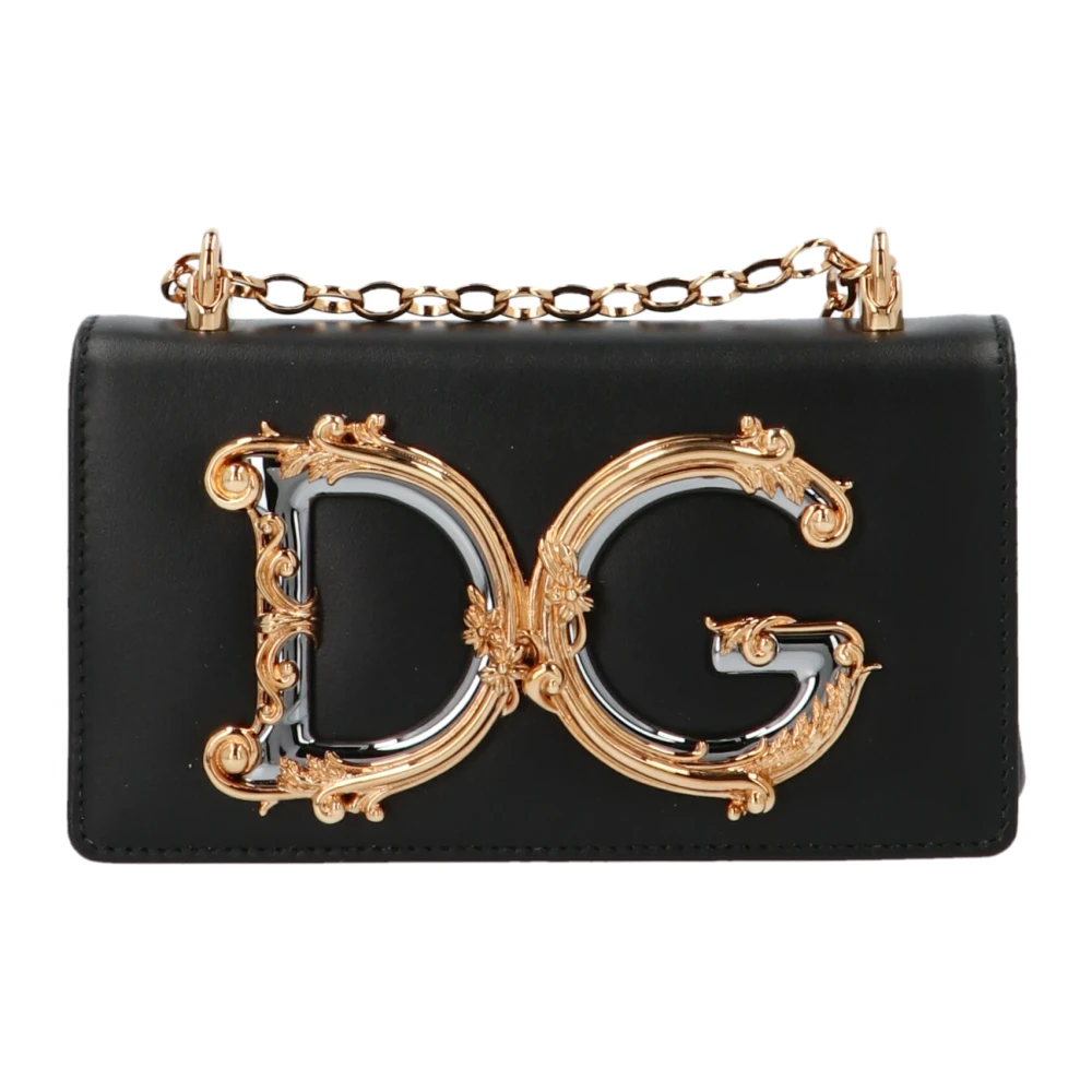Dolce & Gabbana Women's Black Dg Girls Mini Crossbody Bag - Shoulder Bags - One Size - Bags