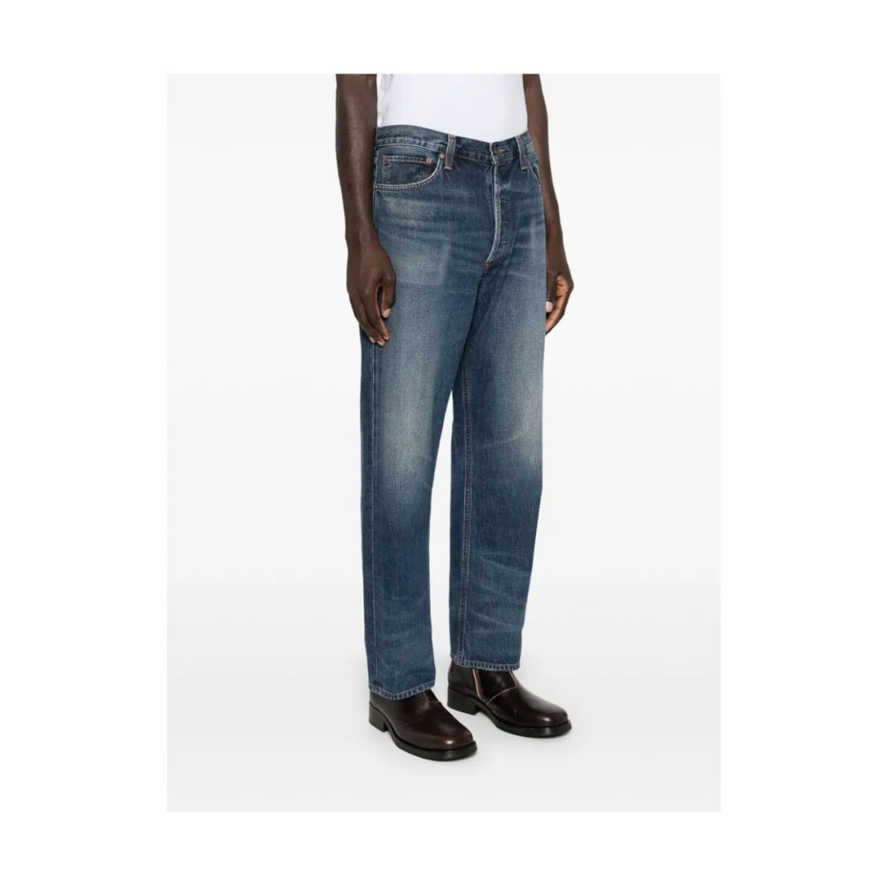Agolde Regeneratieve Katoen Denim Stonewashed Jeans Blue Heren
