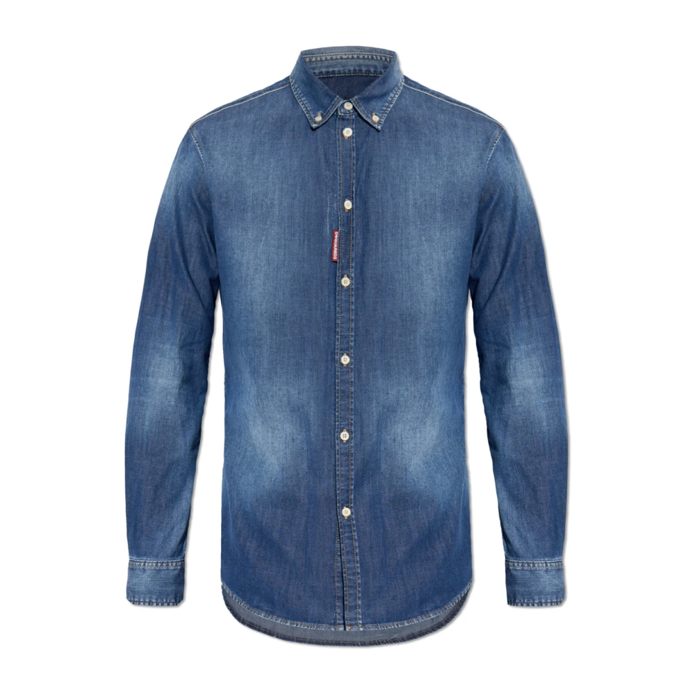 Dsquared2 Men's Blue Denim Shirt