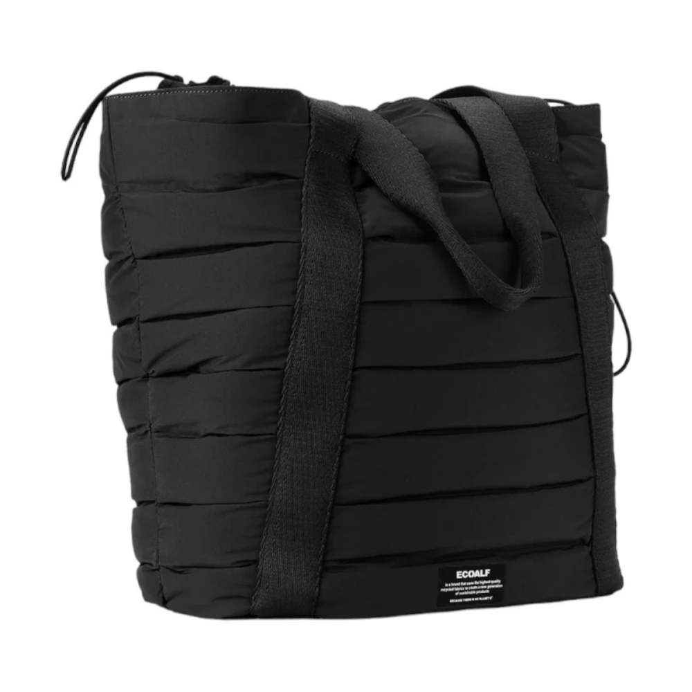 Ecoalf Minimalistische Tote Tas voor Dagelijks Gebruik Black Dames