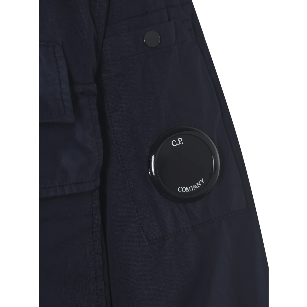 C.P. Company Gabardine Lens Overhemd Blue Heren
