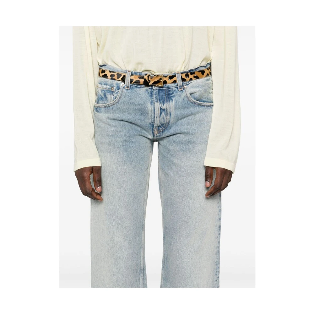 Armarium Lichtblauwe Ripped Jeans Klassieke Stijl Blue Dames