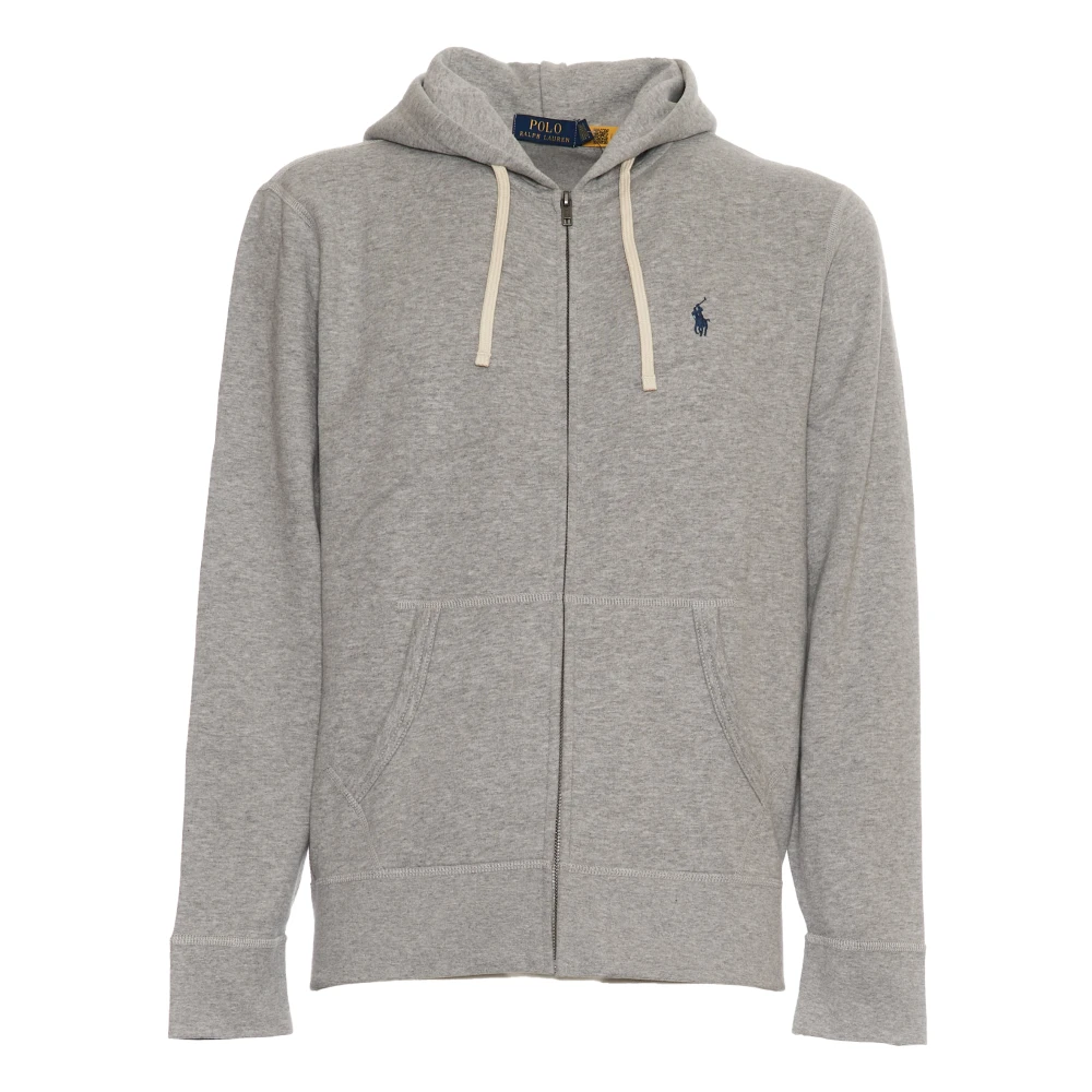 Polo Ralph Lauren Grå Hoodie Aw24 Gray, Herr