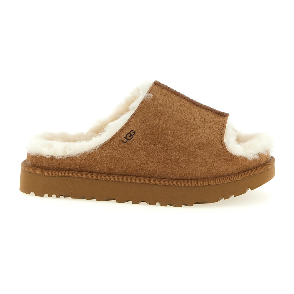 Ugg Brown Slippers, Female, 5 Uk, Greenport Slide