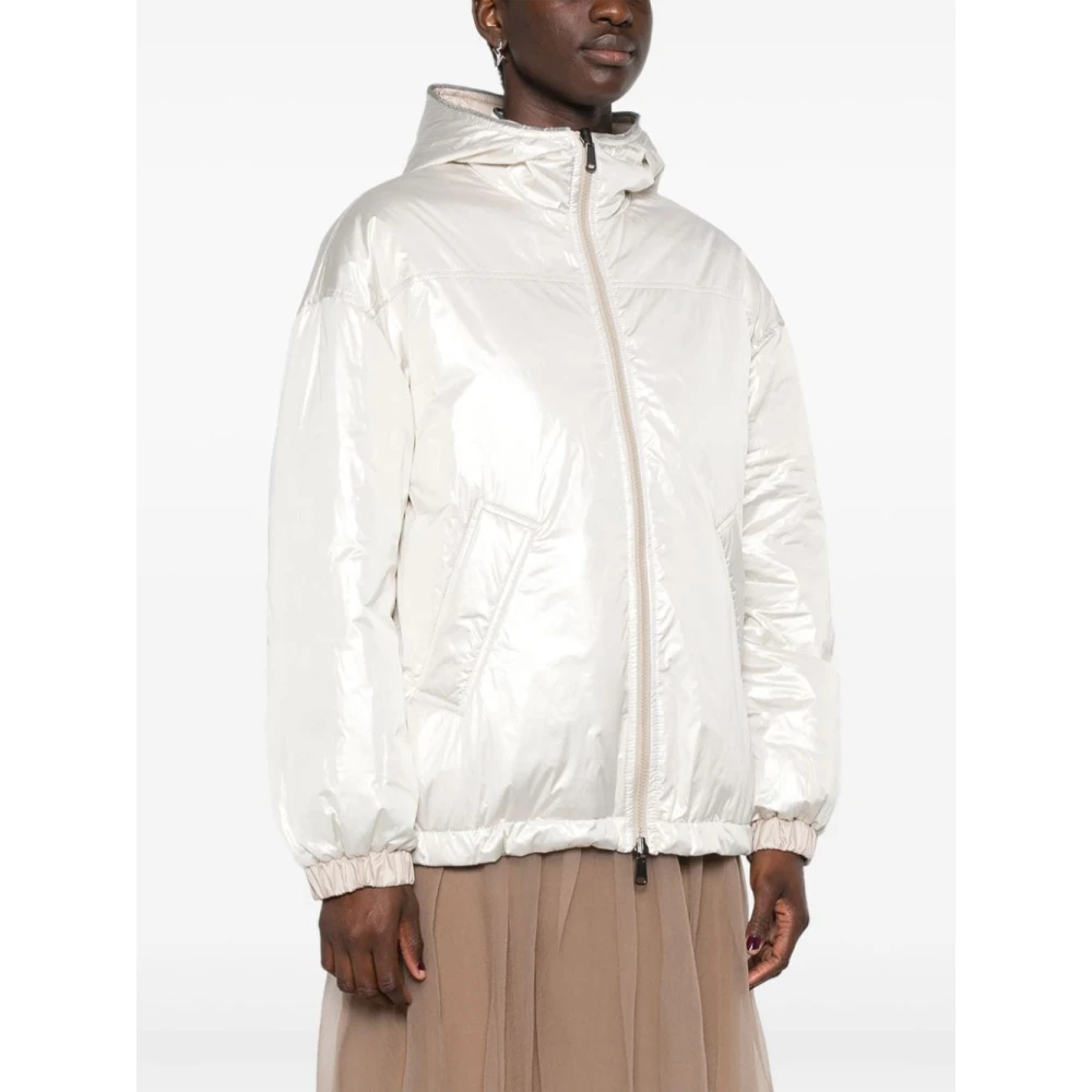 BRUNELLO CUCINELLI Witte Jassen & Mantels Aw24 White Dames