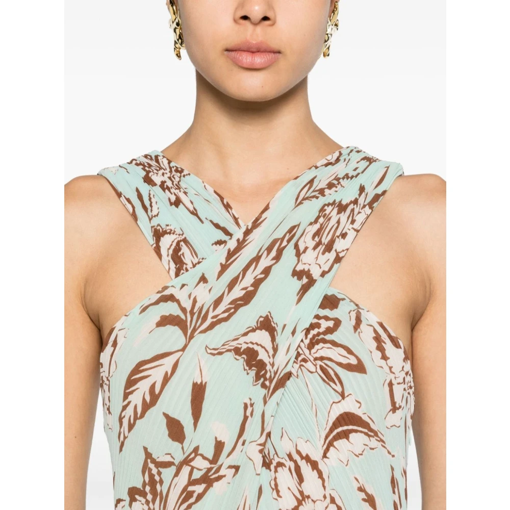 Liu Jo Bloemenprint Maxi Jurk Multicolor Dames