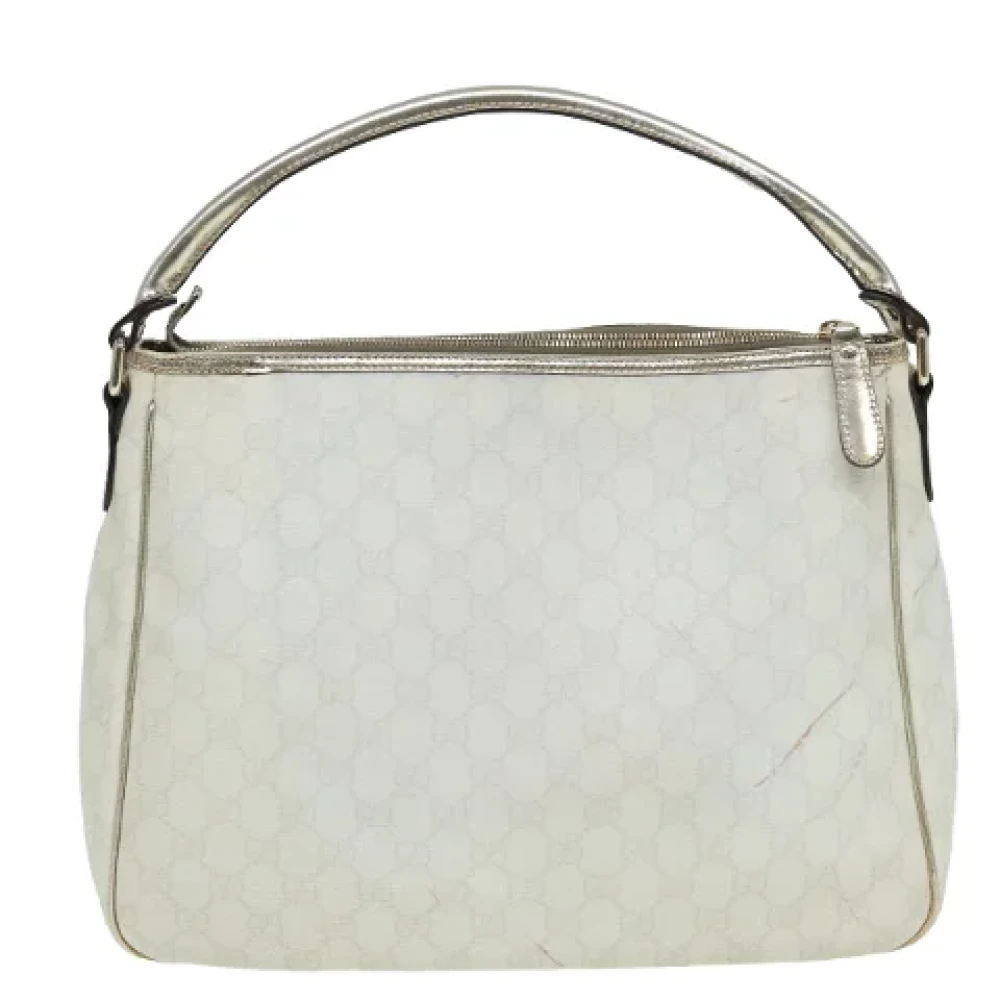 Gucci Vintage Pre-owned Canvas gucci-bags White Dames