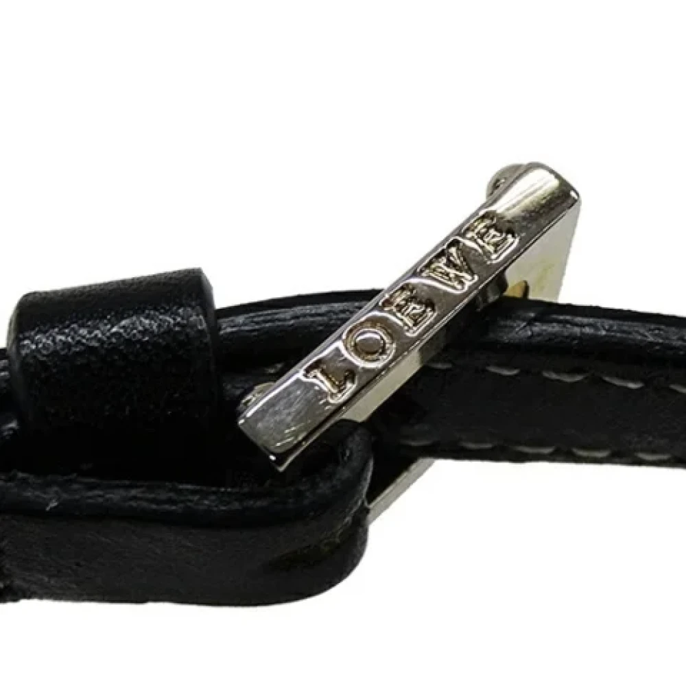 Loewe Pre-owned Canvas shoulder-bags Gray Dames