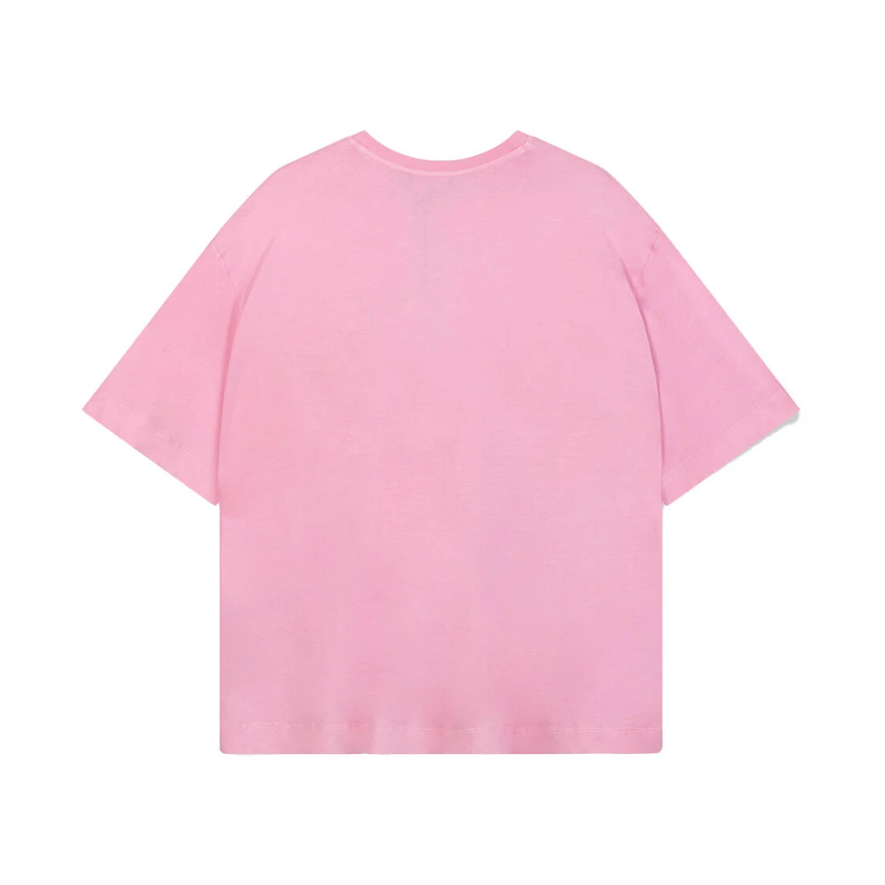 Refined Department Smiley Gebreid T-shirt Pink Dames