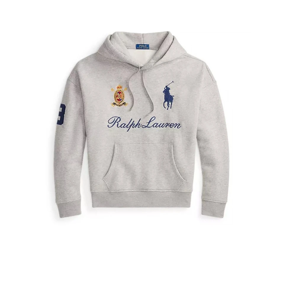 Polo Ralph Lauren Uomo Grigio Felpe, L, New,