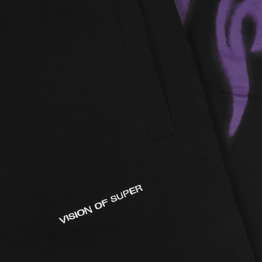 Vision OF Super Flames Spray Lichtgewicht Trainingsbroek Black Heren