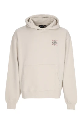 Beige Huvtröja med Framficka
