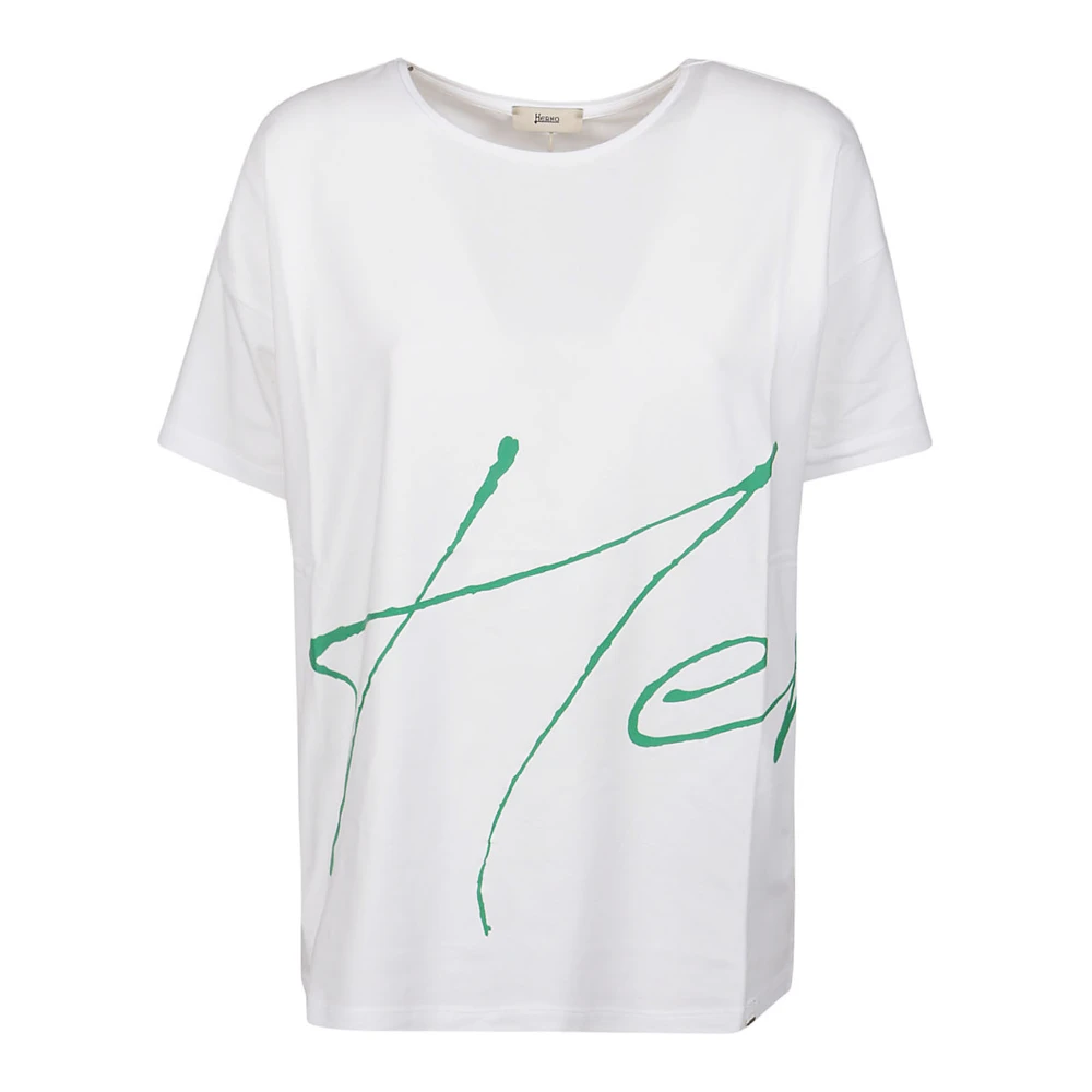 Herno - Tops > T-Shirts - White - Herno - Modalova