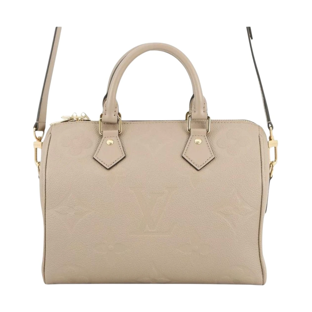 Louis Vuitton Vintage Women's Brown Pre-Owned Leather Satchel Handbag