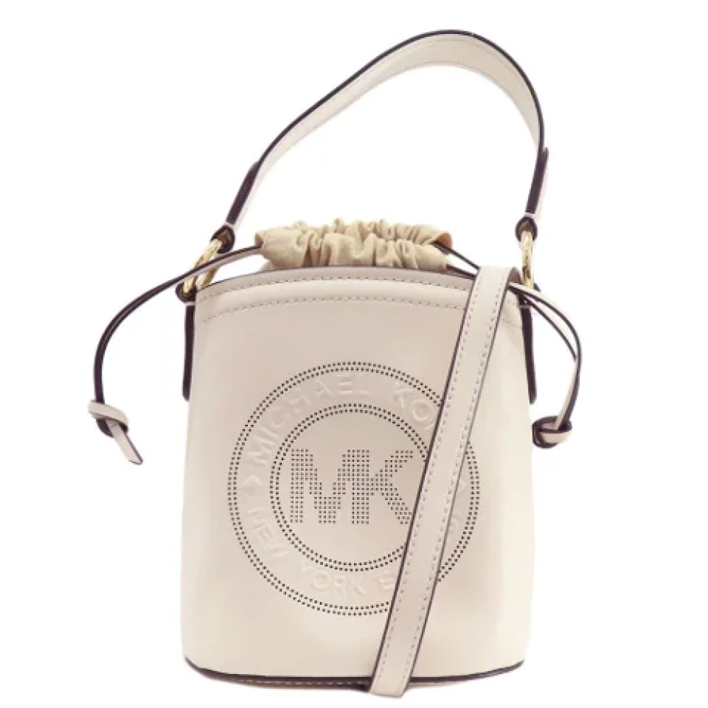 Michael Kors Pre-owned Leather shoulder-bags White Dames