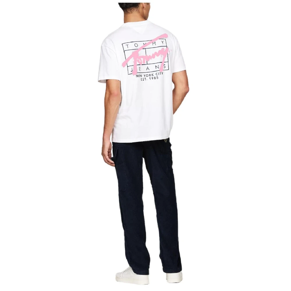 Tommy Hilfiger Spray Reg T-shirt White Heren