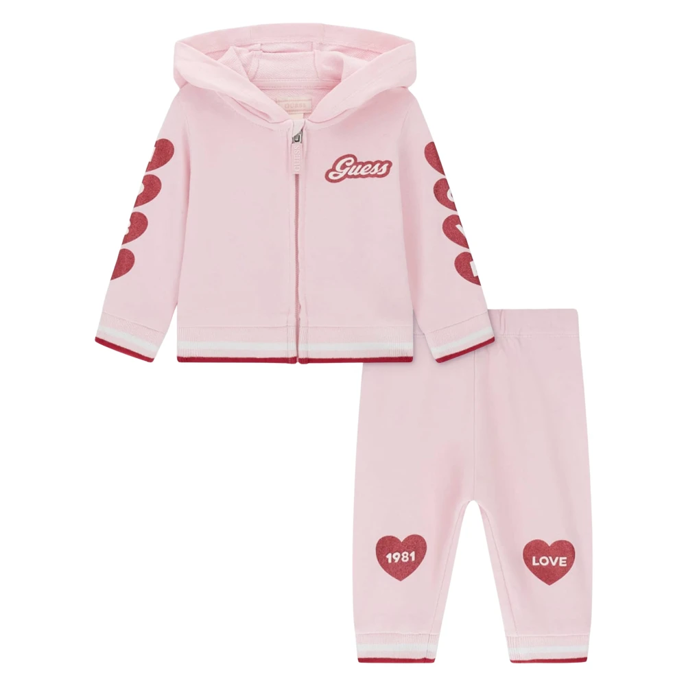 Guess , Kids Sport Sets, Unisex, Pink, 18 M, Love Tracksuit