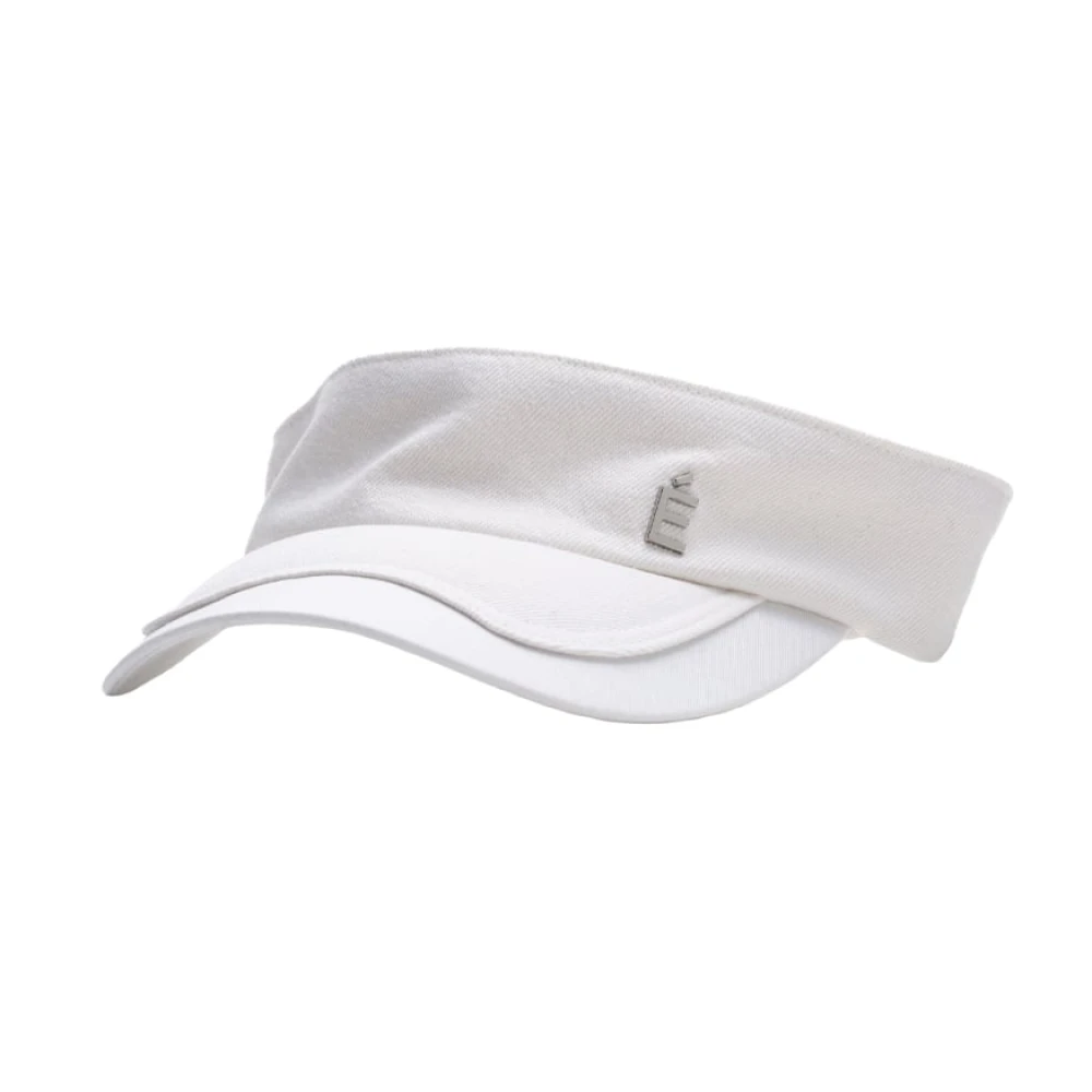 Études Witte Denim Golfklep White Unisex