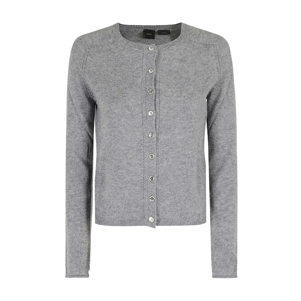 Pinko Women's Gray Cardigans, Xs, Potatura Cardigan