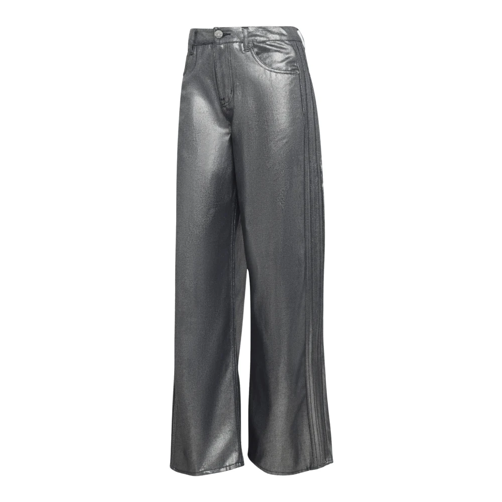 Adidas Women's Gray Training Trousers & Tights, W30, Firebird Track Trousers