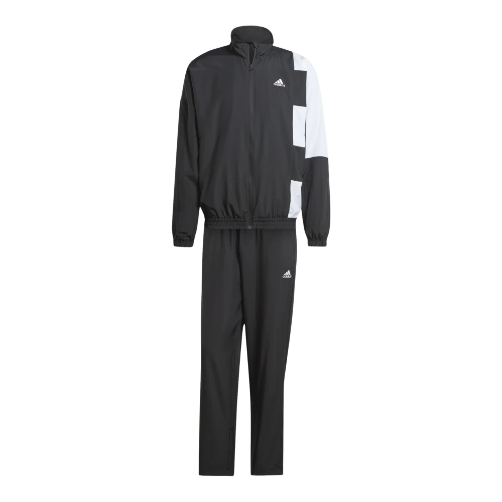 Adidas Colorblock Sportkleding Set voor Mannen Black Heren