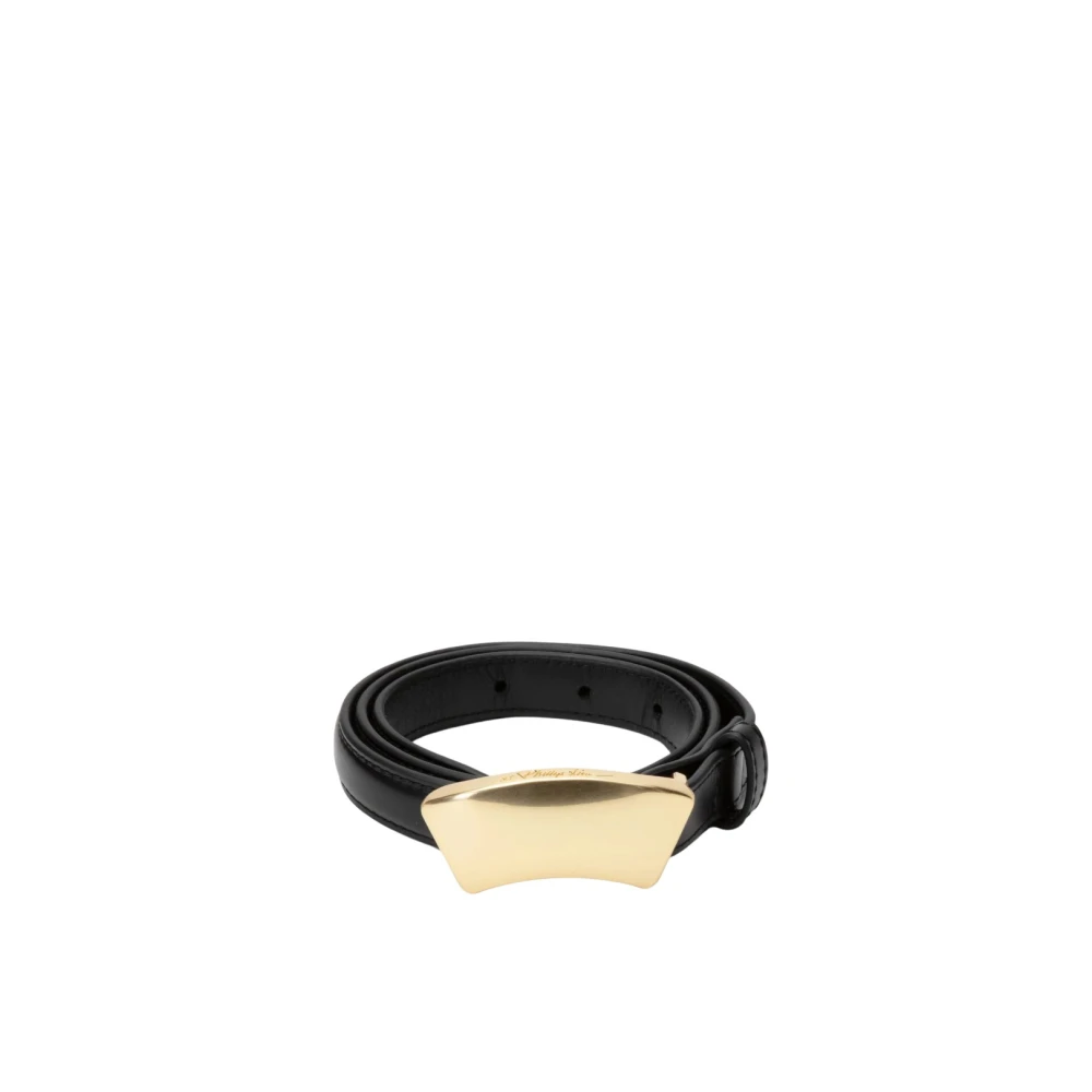 3.1 phillip lim Leren ID Riem Black Dames