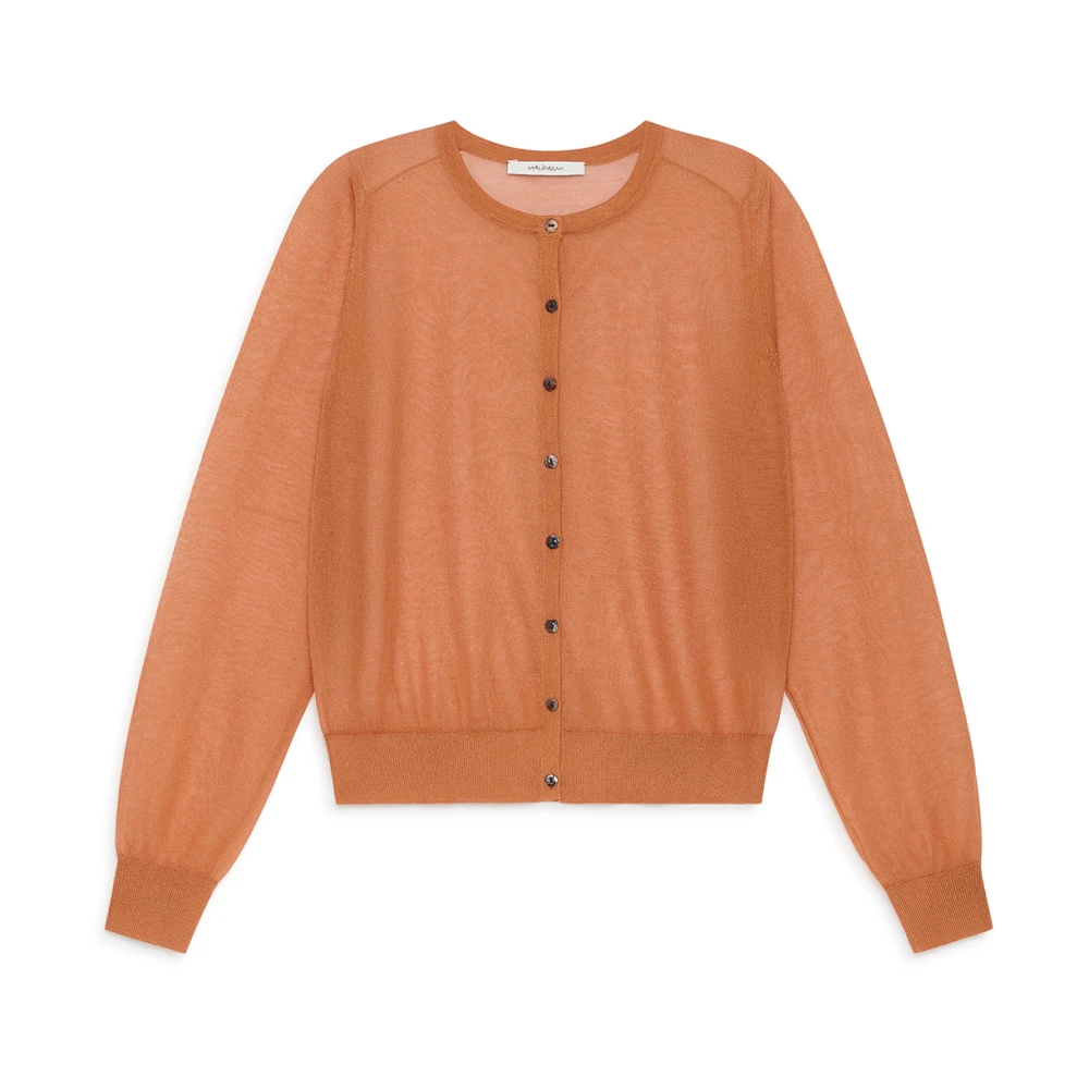 Maliparmi Tulle Cardigan Orange Dames