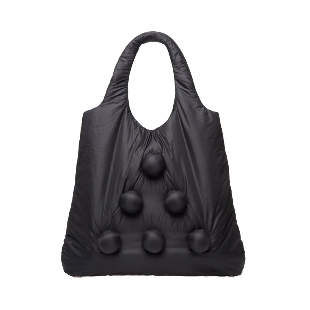 La Milanesa Eleonora Schoudertas in Zwart Nylon Black Dames