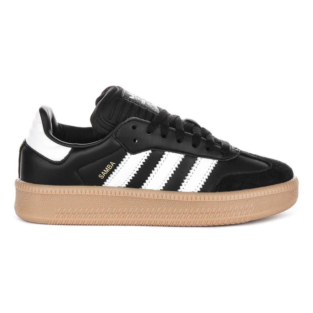 Adidas Boys Black Kids Sneakers, 36 2/3 Eu, Retro 3-Stripes Youth Trainers