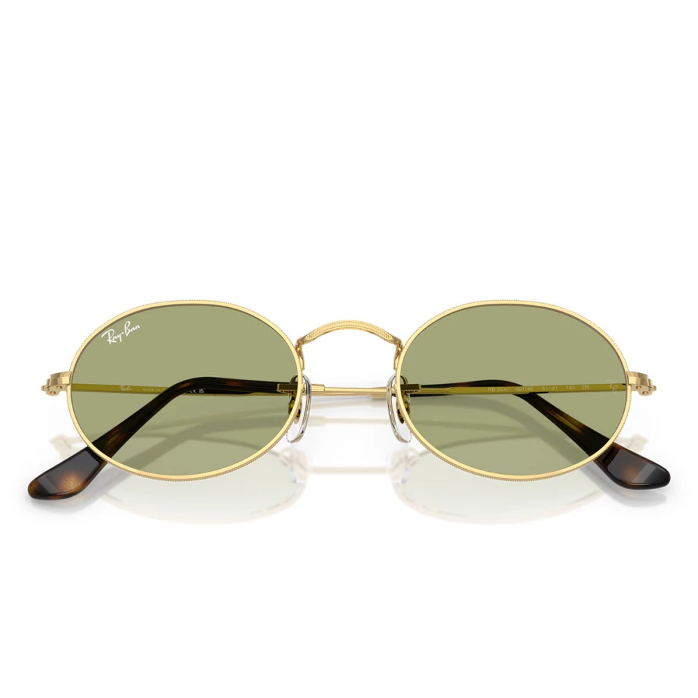 Ray-Ban Unisex Yellow Sunglasses, 51 Mm, Rb3547 Oval