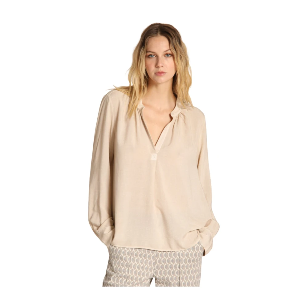 Mason's Adele Dames Lurex Shirt Gray Dames