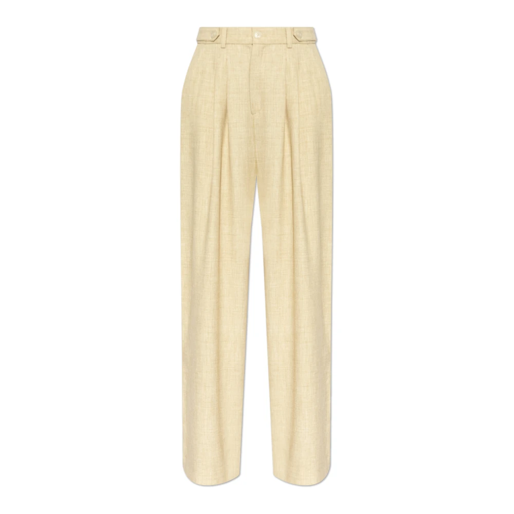 Gestuz Geplooide broek Beige Dames