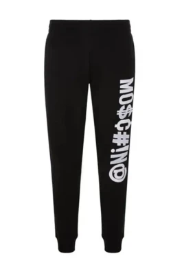 Logo Joggingbyxor med Ribbade Muddar