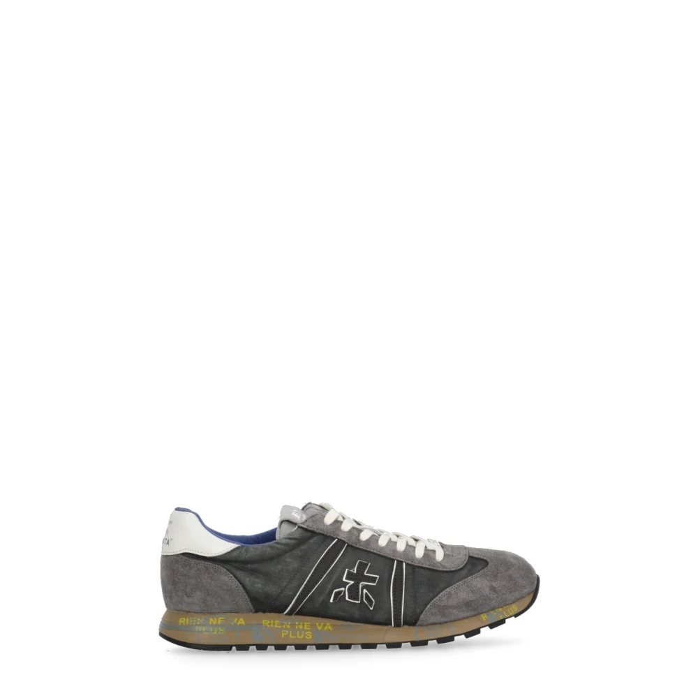 Premiata Grijze Witte Suède Sneakers voor Heren Gray Heren