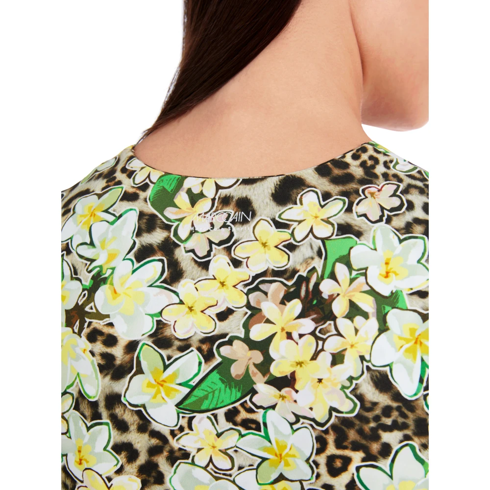 Marc Cain Luipaardprint Top Multicolor Dames