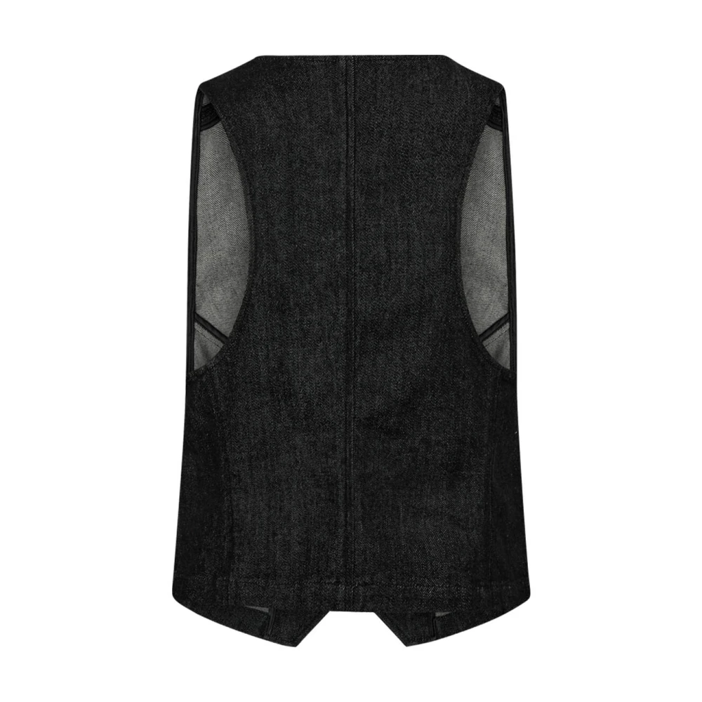 Copenhagen Muse Vest Muse Gilet in Blauw Black Dames