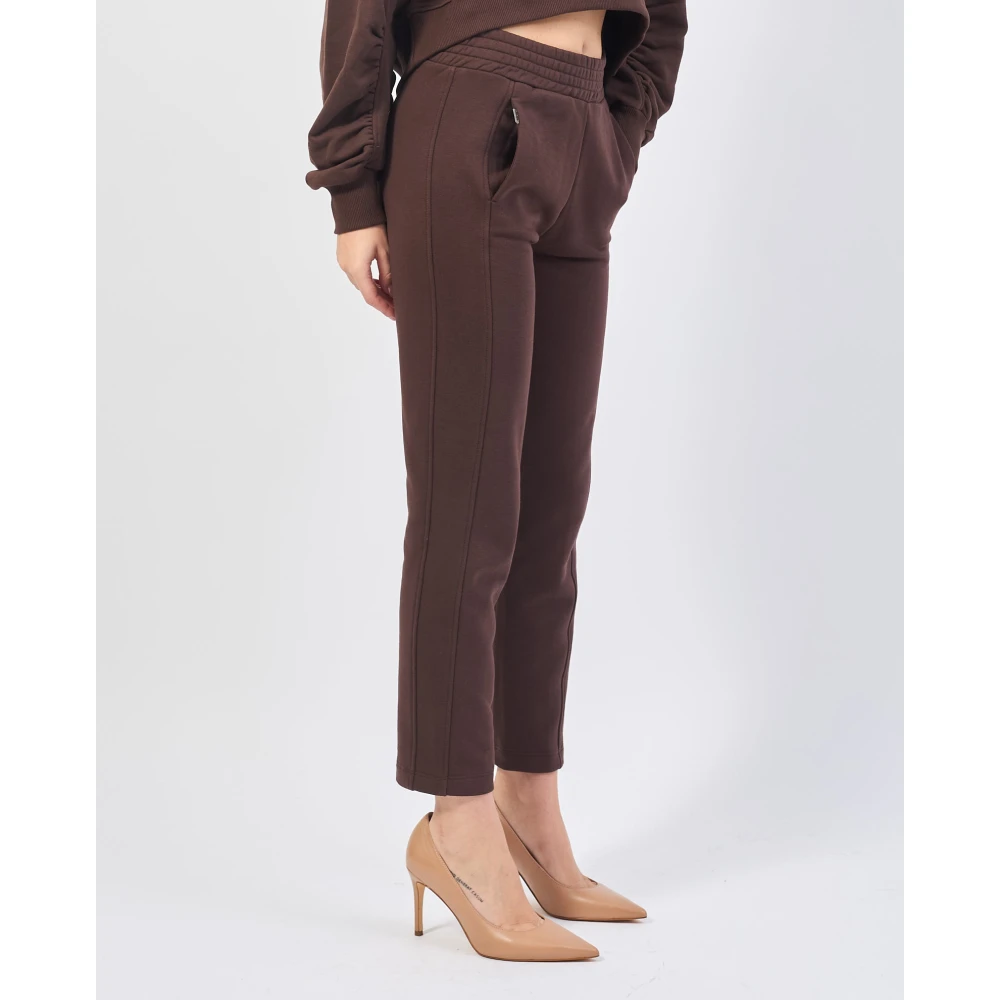 Jijil Broek met hoge taille en rechte pijpen Red Dames